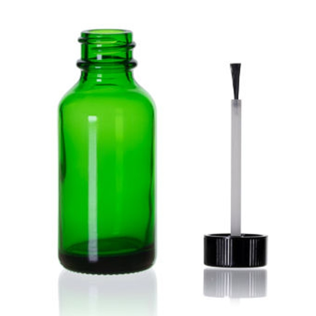 1/2  oz 2 oz  4 Ounce  1 Oz. Flint Boston Round With Brush Cap 15ml for Cosmetic Packaging