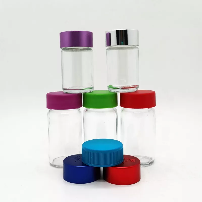 Cr Child Proof Baby Container With Custom Logo Labels Screw Air Tight Seal Smell Proof Storage Tube Jar