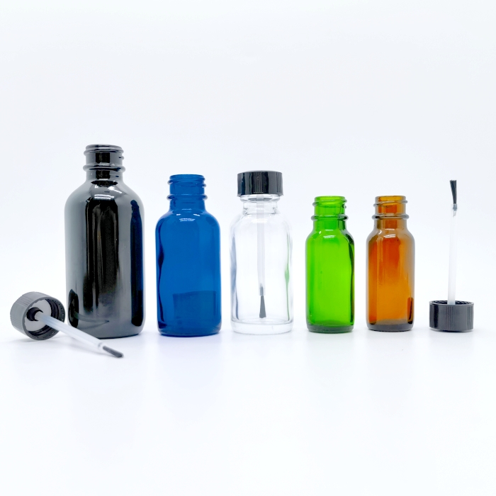 15ml 30ml 60ml Empty Refillable Nail Polish Bottles Glass Nail Varnish Bottles Containers With Brush Top Cap for Nail