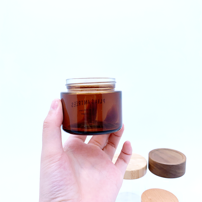 1oz 2oz  3oz 4oz clear Glass Jar Child Proof Jar Child Resistant Bottle Cream Jar With  Child Resistant Cap