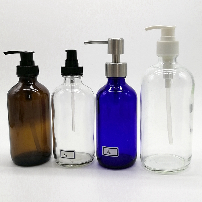 Clear Blue Amber Green 15ml 30ml 60ml 120ml Boston Round Glass Dropper Bottle 1oz 2oz 4oz 8oz 16oz Essential Oil Bottles Oil Bottle