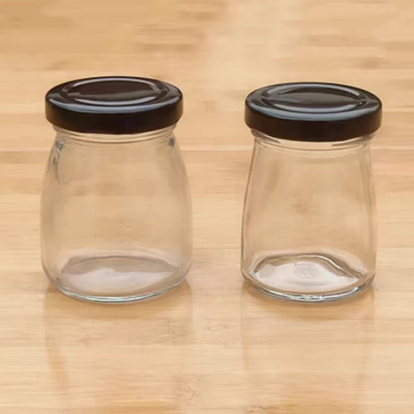 Glass Jar Overnight Oats Container With Screw Lid Airtight Pudding Sauce Yogurt Storage Containers Spice Canning Jars (10oz )