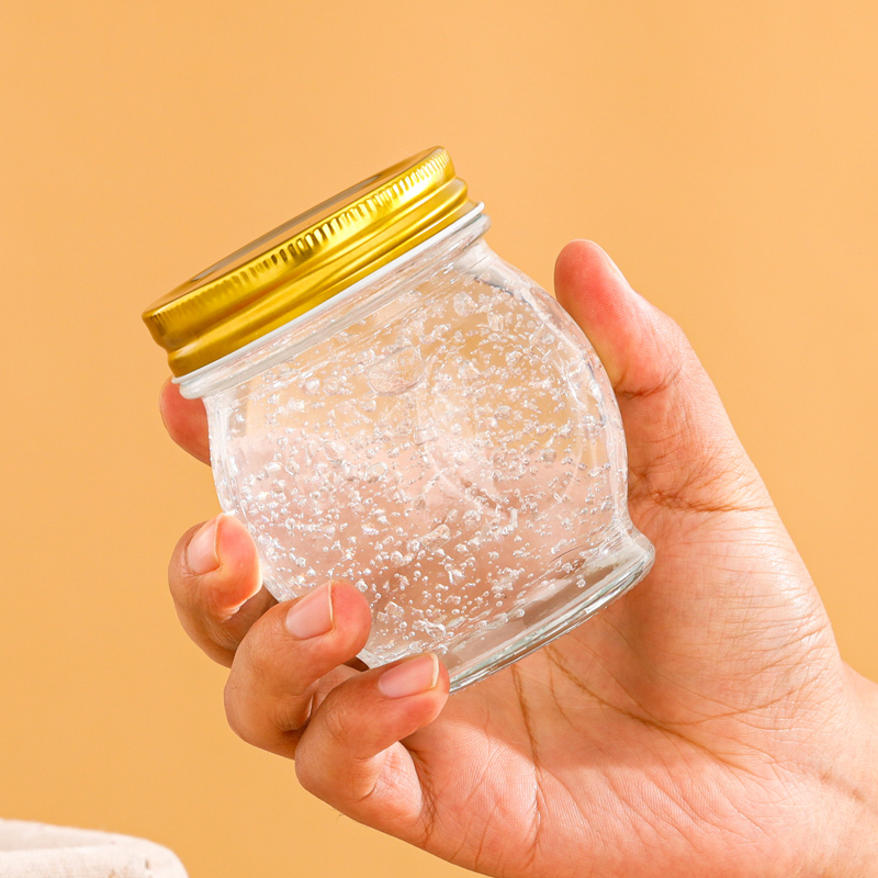 Wholesale Cheap Price 150 ml 200 ml clear Glass Cylindrical Pudding Jar Salsa Verrine Glass Jar With Cap