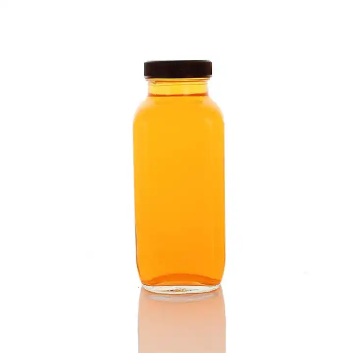 2 Oz 4 Oz 6ox French Square Glass Bottles
