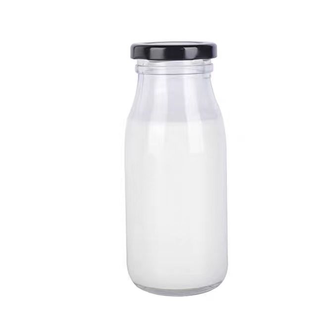 250Ml High Temperature Resistant Frosted Glass Bottle Milk Glass Bottle Drink Juice Container Enzyme Glass Bottles 8 oz