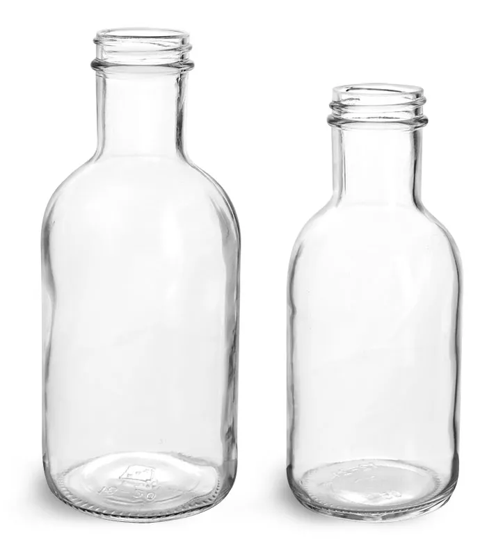 High Quality Glass Sauce Ketchup Bottle Condiment Bbq Glass Bottle 10 Oz Glass Sauce Bottles 5 Oz 12 Oz 16 Oz