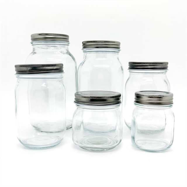 High Quality Canning Jar 4oz 8oz 12oz 16oz 25oz 32oz Glass Mason Jar lower  price