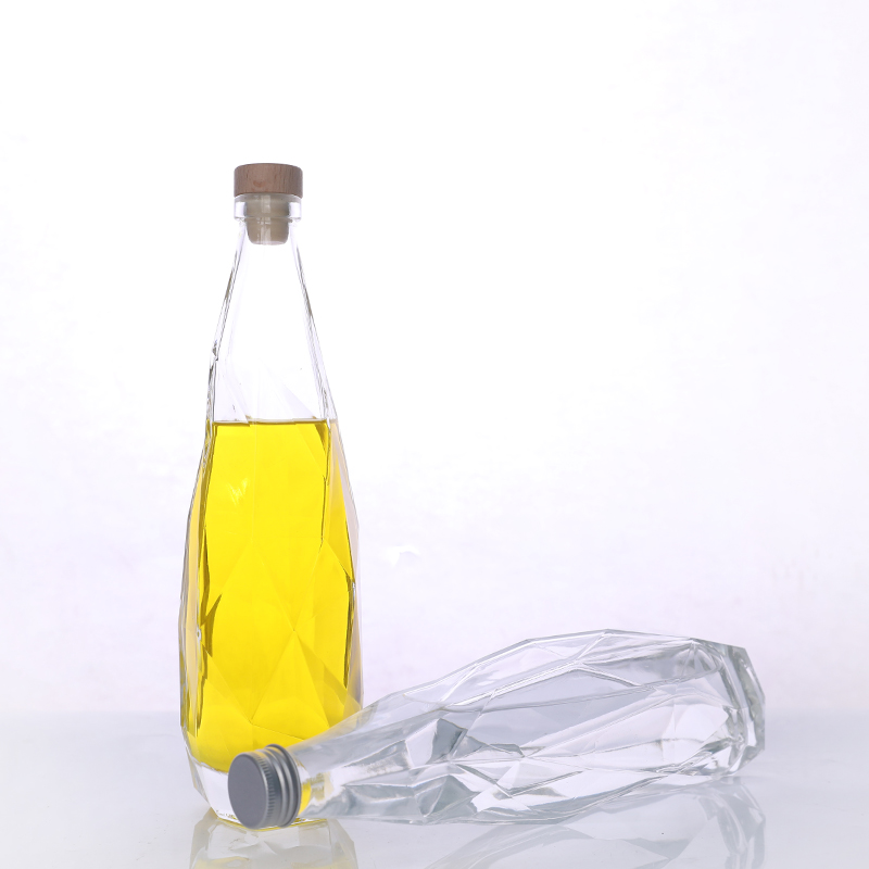 Recyclable 100ml 200ml 375ml 500ml 700ml 750ml 1000ml Empty Whiskey Gin Liquor Glass Vodka Spirit Bottle for Liquor With Cap