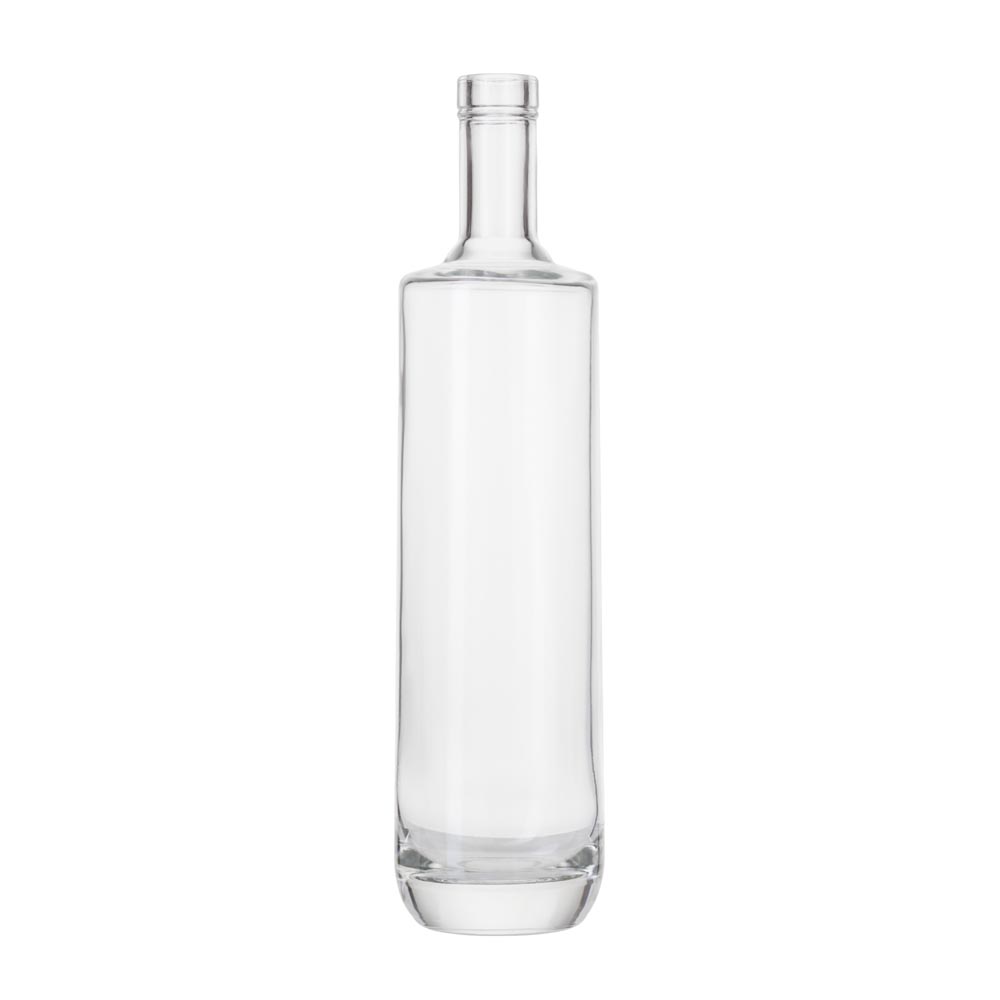 Glass Bottle Manufacture High Quality Spirts Rum Gin Whisky Cognac Liquor Brandy Vodka Glass Bottle With Cork