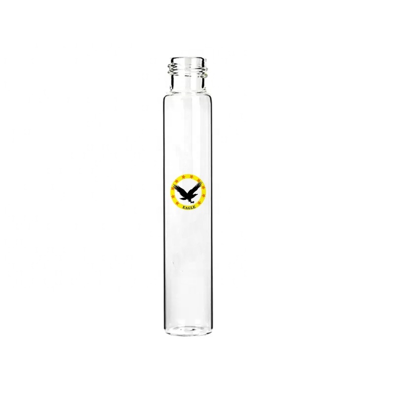 109mm 115mm 116mm 120mm Flower Packaging Black Clear Custom Color Small Glass Vial Glass Tube Roll Tubes