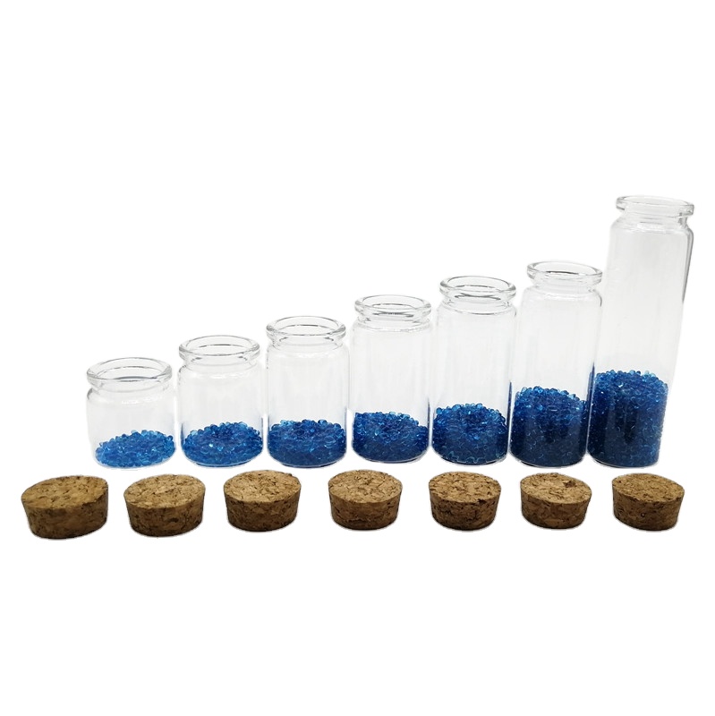 Wholesale Clear Transparent Glass Vials Aluminum Screw Cap Test Tubes for Product Packaging