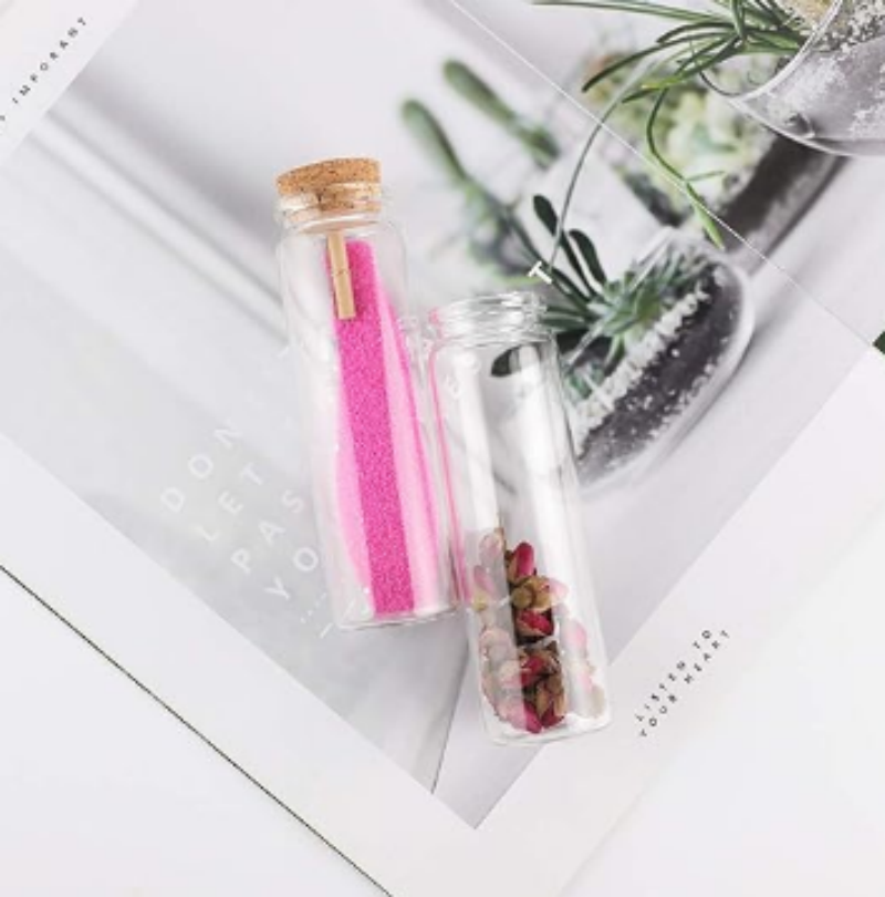 Low Price Wholesale High Quality Borosilicate 20ml 30ml 40ml 50ml 100ml Glass Storage Jar Coffee Been Tea Seasoning Storage Jar