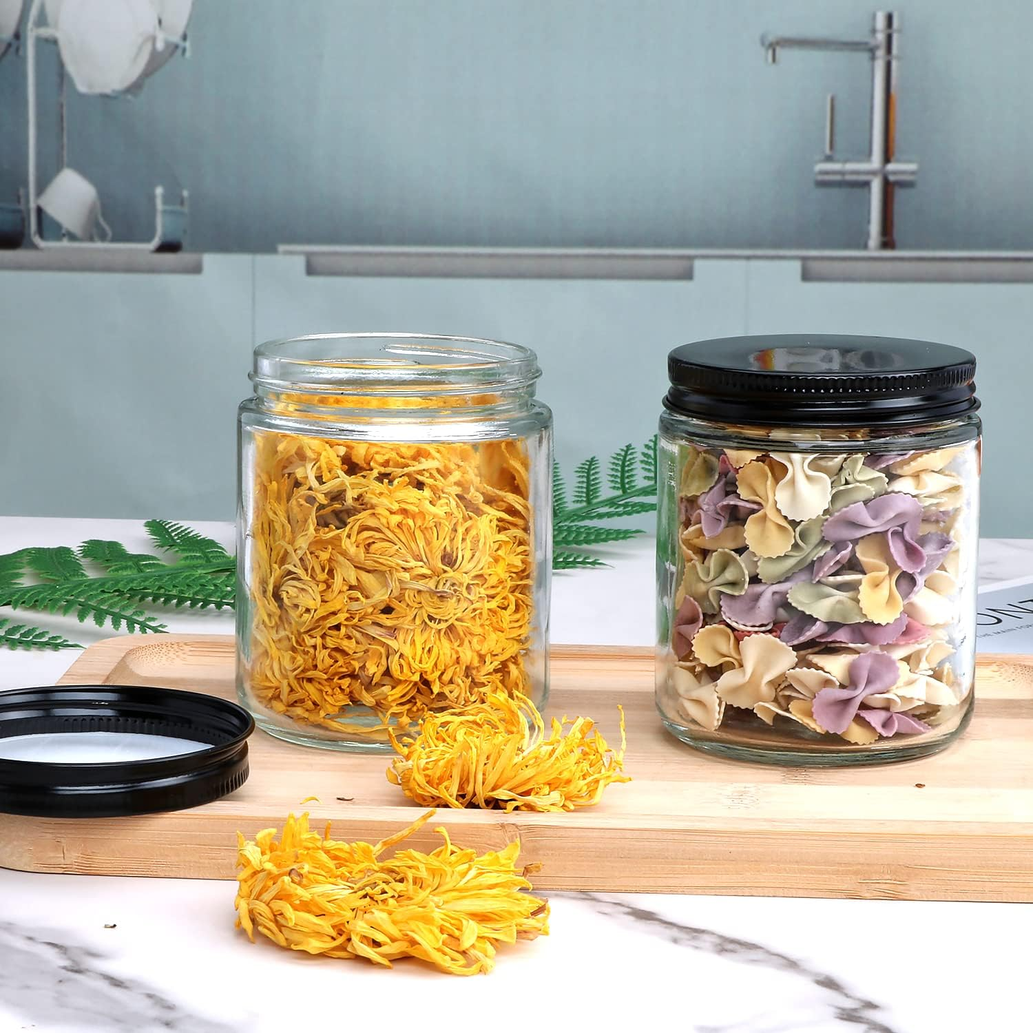 Amber Glass Jar Candle Container 50g 100g 150g 250g