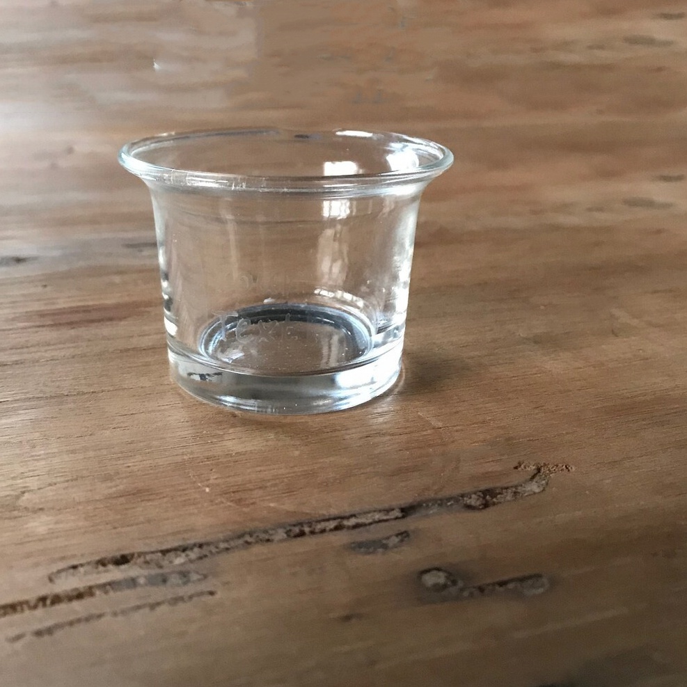 Round Clear Glass Jar Votive Candles Holder DIY Aromatherapy Wedding Decorations Small Empty Cups for Making Candles