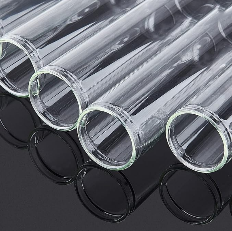 High Quality 47mm Diameter Clear Cork Glass Vials Transparent 60ml Glass Bottle Tube With Corks Empty for Tea Gift Bottle