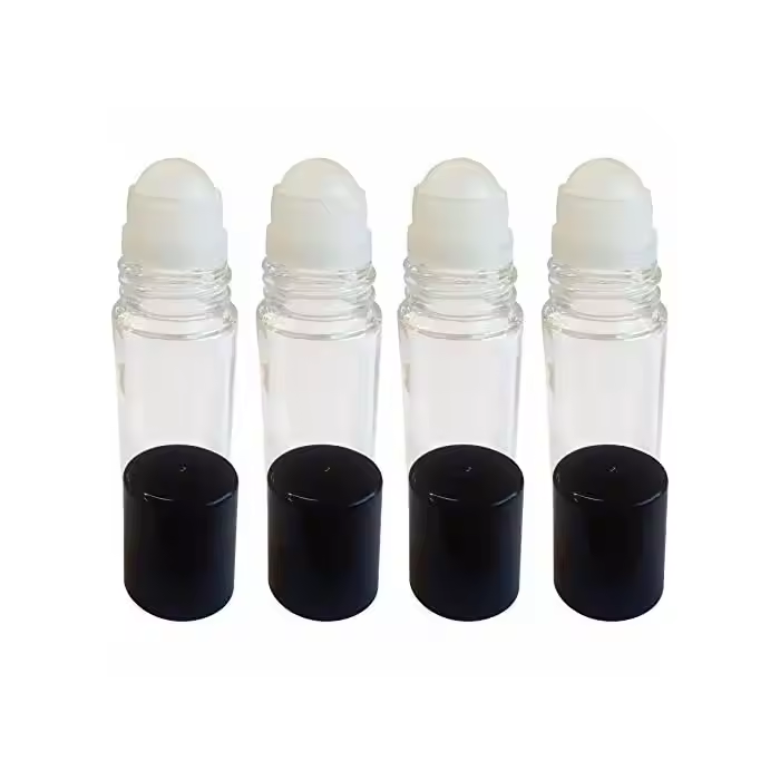 5ml 8ml 10ml 30ml 50ml Glass Roll-on Bottle With Plastic Roller Ball for Perfume Oil lower  price
