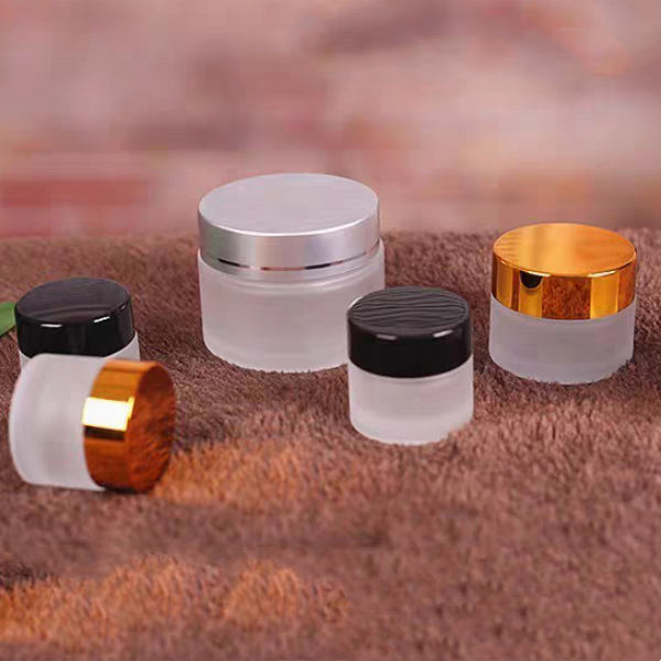 Body Cream Body Butter Skin Care Frosted Clear Glass Jars Containers Packaging 100ml 50ml 20ml Cosmetic Good Quality