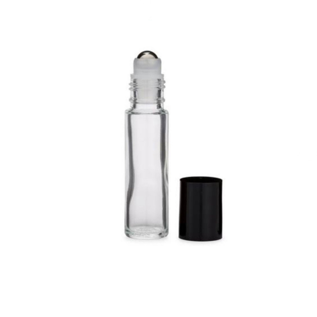 10 Ml Small Y Oung Living Perfume Roll-on Bottle 10ml Frosted Matte Black Crystal Essential Oil Roller Ball Roll on Glass Bottle