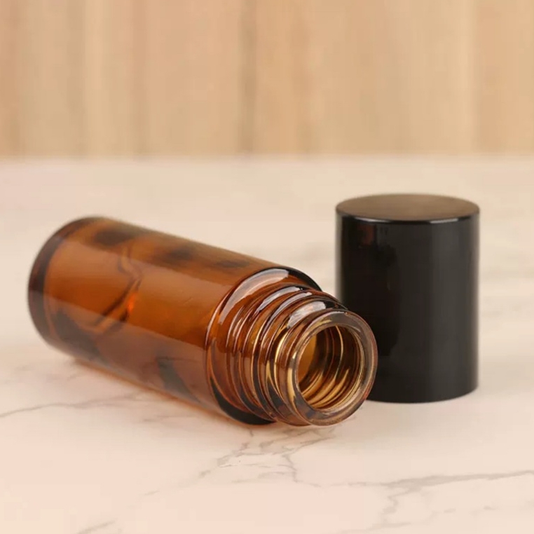 50ml 30ml Glass Essential Oil Roller Bottles Refillable Roll on Empty Deodorant Bottle Containers Roller Ball Bottles