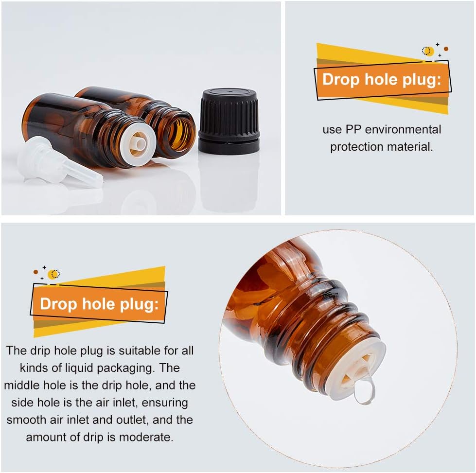 5mL to 100mL Glass Cosmetic Essential Oil Dropper Bottles With Screen Printing Surface Handling