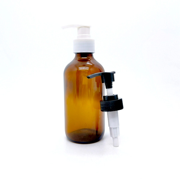 Glass Lotion Bottle Pump Bottle 8oz 16oz 250ml 500ml Amber Brown Boston Round Glass Oil Spray Bottle With Trigger