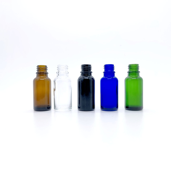 2 Oz Clear Glass Dropper Bottle With Graduated Tube 30 ml Black Screen Printed Dropper Bottles for Cosmetic Use