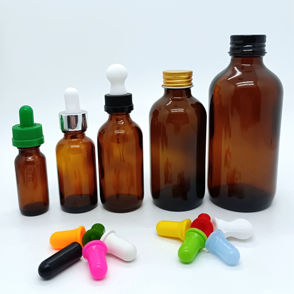 5ml 10ml 15ml 20ml 30ml 50ml 60ml 100ml Perfume Essential Oil Serum Glass Dropper Bottle Cosmetic With Cap