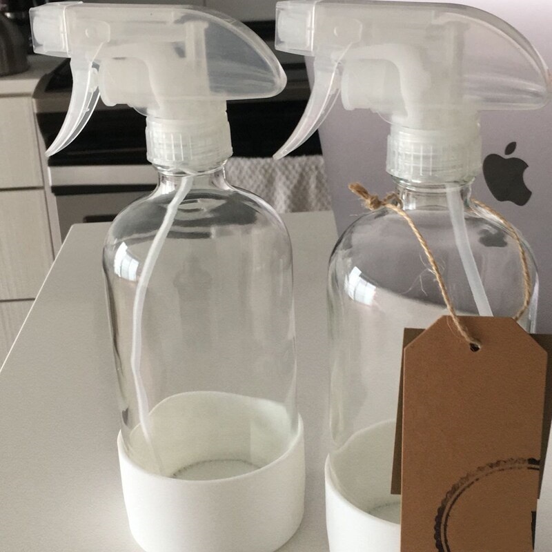Wholesale Glass Boston Bottle Transparent Spray Gun Spray Bottle 240ml 480ml Reagent Bottle