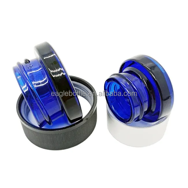 Clear Glass Concentrate Jar Child Proof Lid Square Wide Mouth Glass Container CR Packaging Airtight Custom Logo Packaging Box