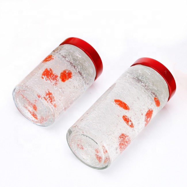 Manufacturer Quality Glass Storage Jars Bird's-Nest Jam Jars 75ml to 380ml Clear Bottles With Deep Lids Screw Cap Seal Packaging