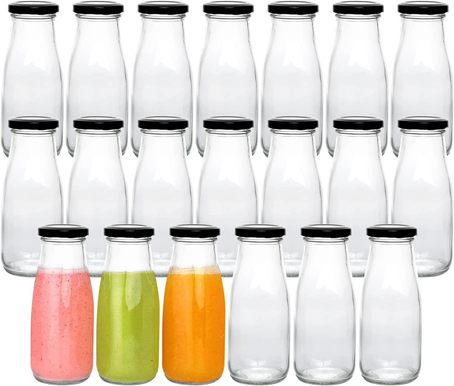 200ml 250ml 500ml 1000ml Glass Beverage Bottles Wholesale Empty Milk Juice Bottles Empty Milk Glass Bottles