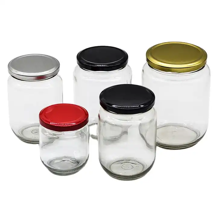 Affordable Quality 100 Ml 120 Ml 180 Ml 280 Ml 380 Ml 500 Ml Honey Jam Jars Round Glass Jars