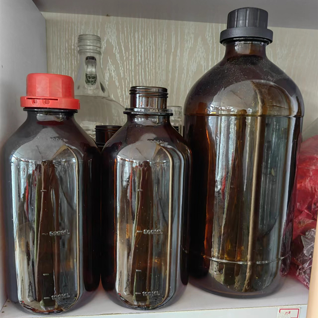 Amber clear glass bottle for juice milk beer growler 1L 2.5L 4L empty round Kombucha glass water jug