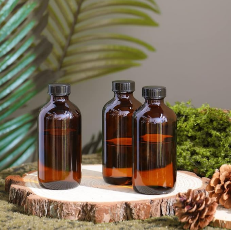 Pharmaceutical Brown Amber Glass Bottle DIN 28mm for Syrup Tablet Beverage 30ml-300ml Clear PP 28mm Bottle Available