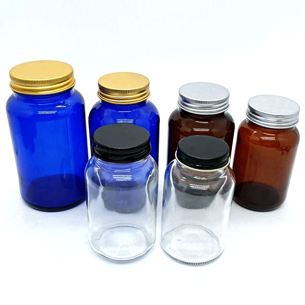 Wide-Mouth Pharmaceutical Glass Bottle for Industrial Medicine Medical Tablet Packer With Screen Printing Surface