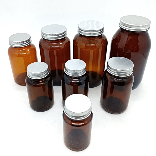 30ml 60ml 100ml 120ml Amber Clear Wide Mouth Capsules Pharmaceutical Glass Jar for Tablets