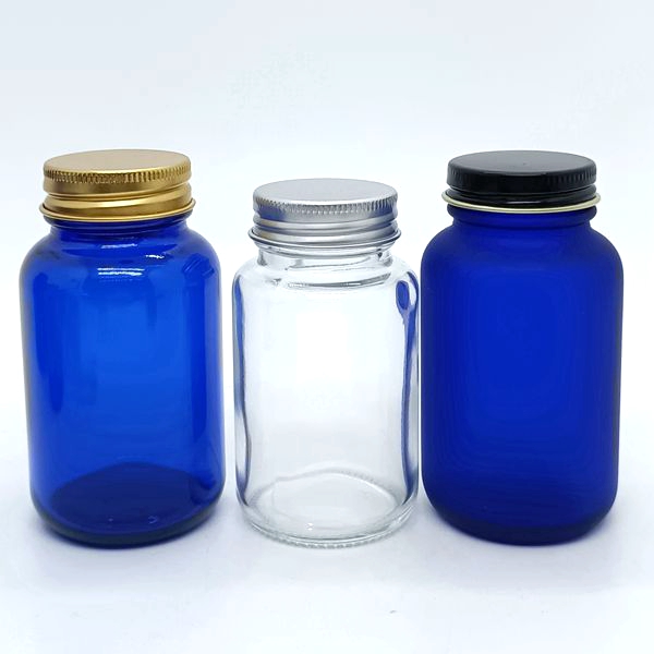 Packer Bottle Pill Empty Clear Glass Pill Bottles 60ml 75ml 100ml 120ml 150ml 200ml 250ml 300ml 400ml 500ml Amber Glass Packer Bottle