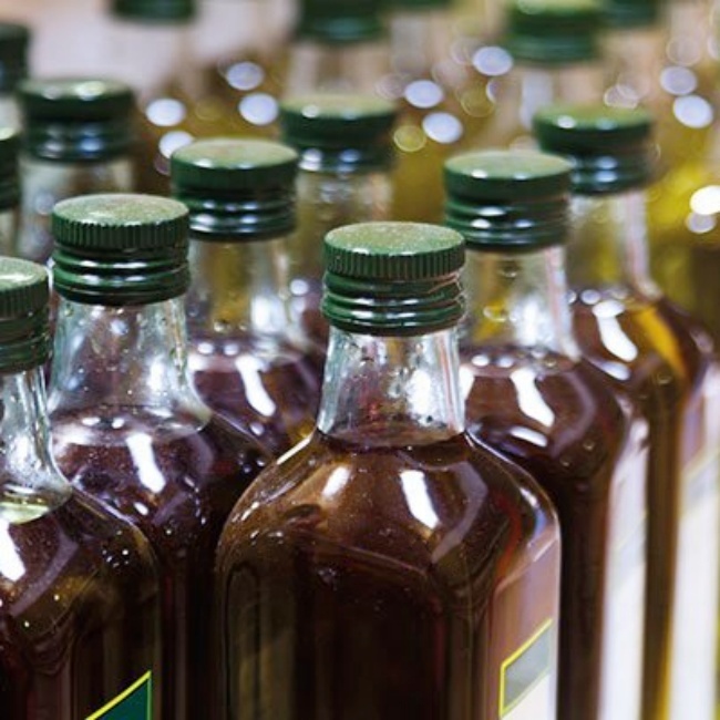 Custom Design 250ml 500ml 1000ml Amber Empty Glass Olive Oil Bottle for Cooking With Aluminum Lid