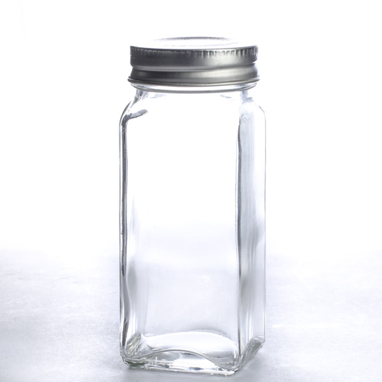 4oz 120ml Eagle Glass Brand Glass Spice Jar Bottles With Shake and Aluminum Lid for Seasoning Storage Factory Price Glass Jar
