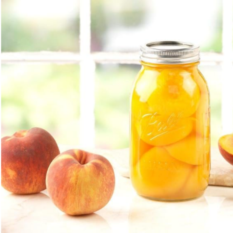Glass Jar Supplier Wholesale Wide Mouth Glass Mason Canning Jars 4oz 8oz 16 Oz 32 Oz Glass Storage Jars With Lids for Jam Pickle