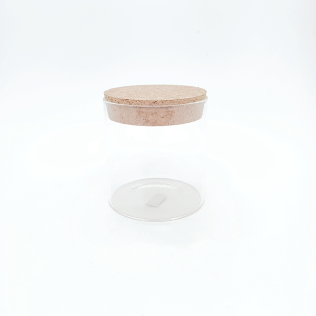 5.9oz Eco Friendly Storage Food Spice Candy Tea Glass Jar With Bamboo Lids