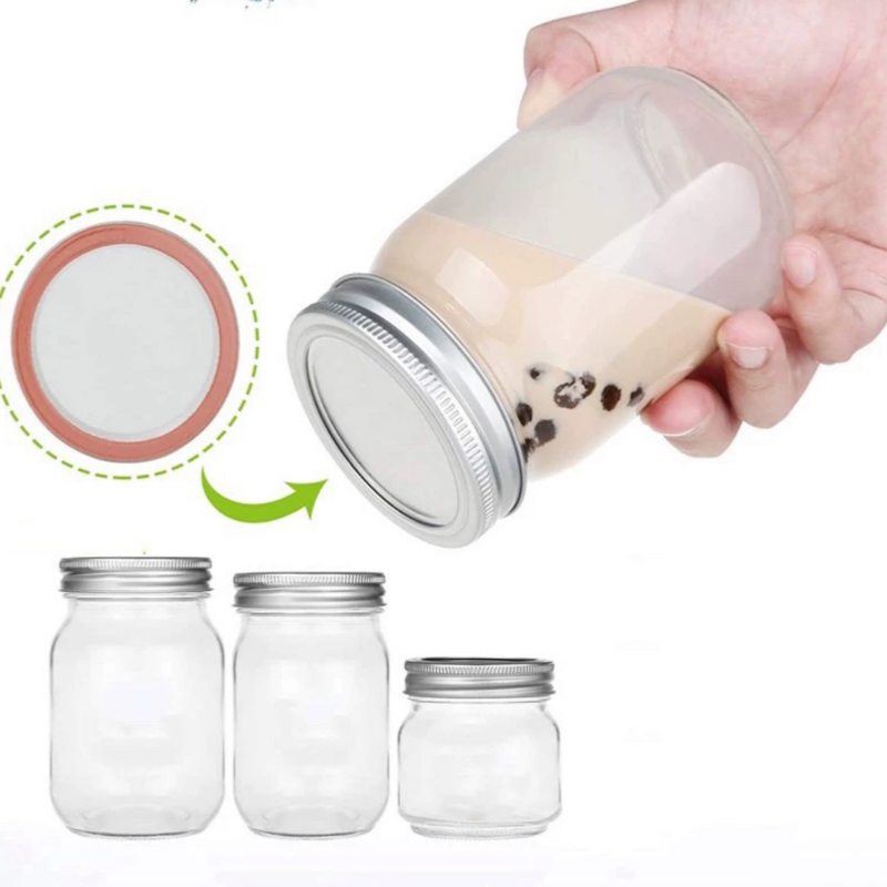 High Quality Canning Jar 4oz 8oz 12oz 16oz 25oz 32oz Glass Mason Jar lower  price