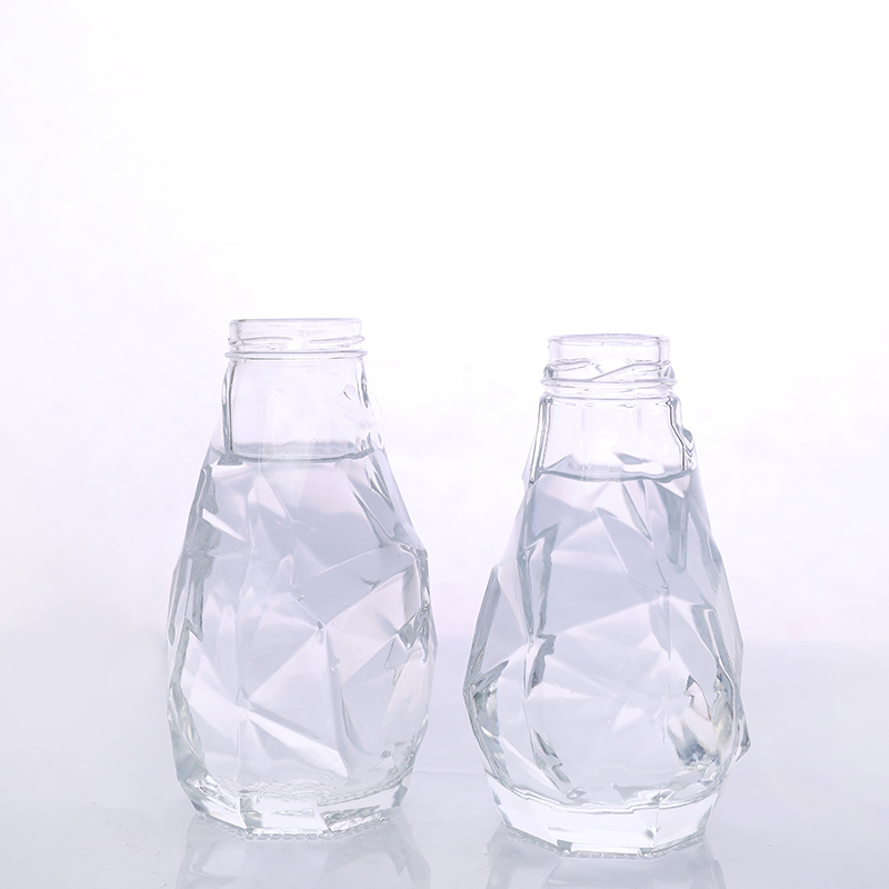 100ml 375ml 500ml 750ml Recyclable Glass Empty Bottles Liquor Wine Gin Whisky Vodka Spirits Glass Bottle With Cork Lid