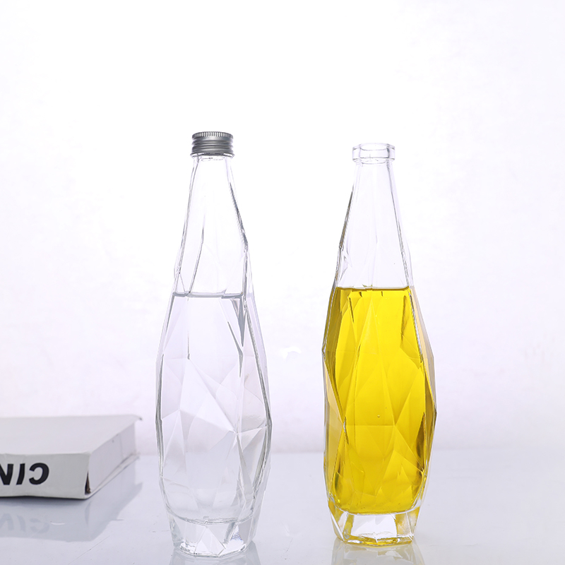 Recyclable 100ml 200ml 375ml 500ml 700ml 750ml 1000ml Empty Whiskey Gin Liquor Glass Vodka Spirit Bottle for Liquor With Cap