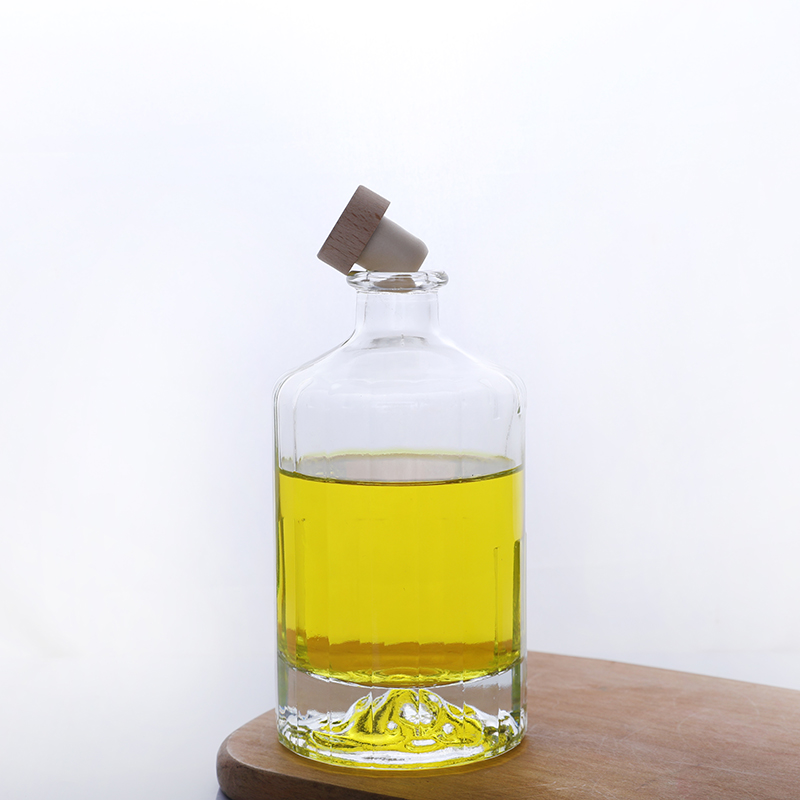 Recyclable Gin Vodka Spirit Bottle Wine Juice Bottle Whisky Glass 200ml 375ml 500ml 700ml 750ml 1000ml Beverage Glass Bottle