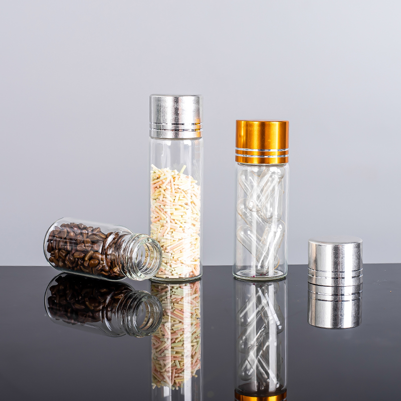 Wholesale Cheap 30mm Diameter Small Glass Tube Vials With Cork Tops Tiny Bottles Little Empty Jars