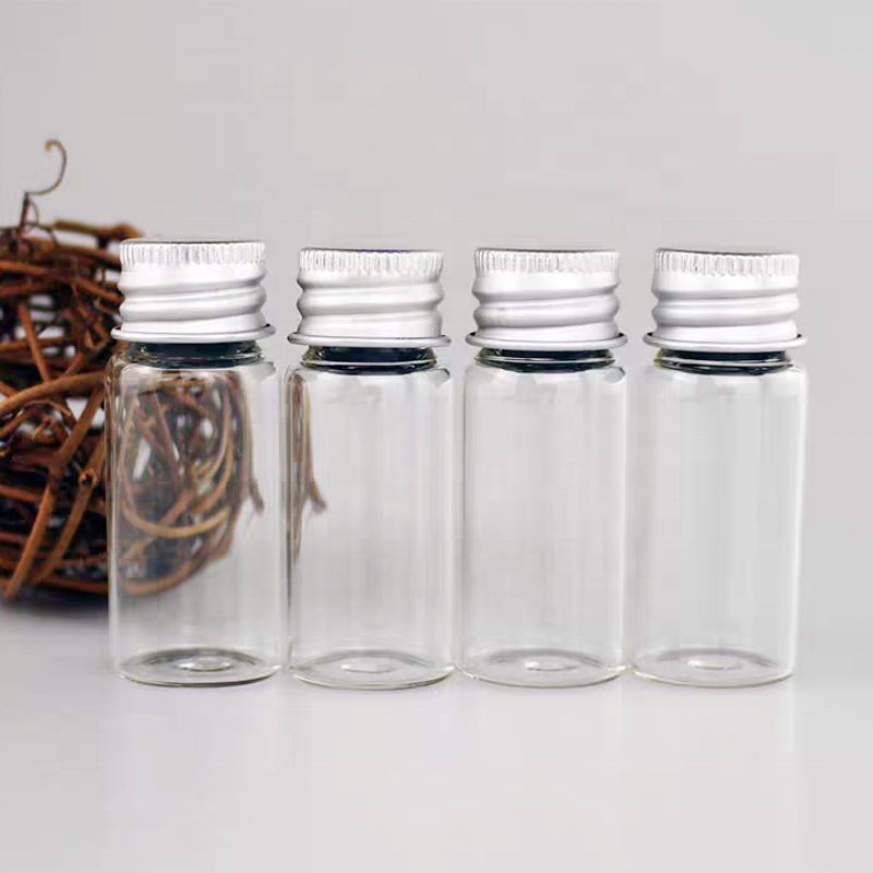 10ml 15ml Mini Clear Glass Wishing/small Drift Bottle/vials With Cork Lid for Gift Tube Corked Jars Bottles