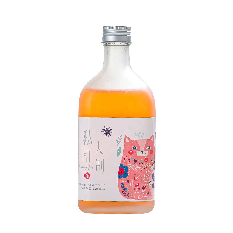 Premium Square Shaped Empty Alcohol Brandy Whisky Glass Bottles Custom Liquor 700ml Vodka Whisky Bottle Wholesale