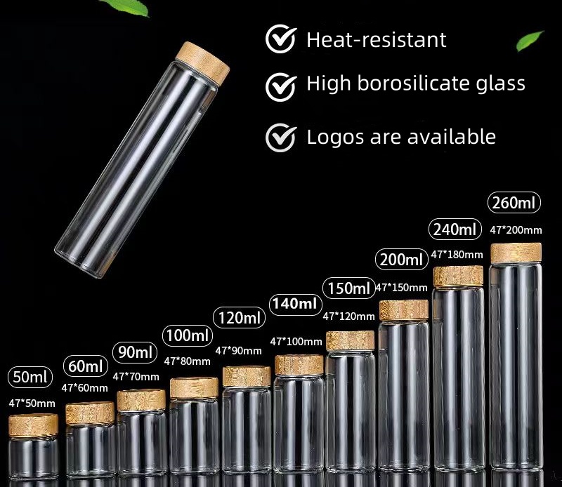 Hot Selling 120*22 mm Clear Glass Pre R Oll Tubes Child Resistant Small Vials Test Tube With Aluminum Screw Cap