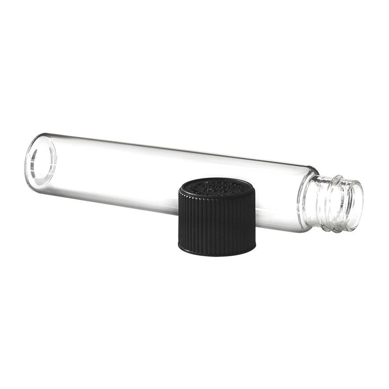 120mm 115mm Waterproof Sealed Anti-odorant Cigar Glass Tubes With Push Down and Turn Child Resistant Lid Cork